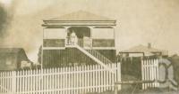<span class="caption-caption">Family of Mrs Isabella John and their new house, 12 Dunmore Terrace, Auchenflower</span>, 1922. <br />Digital image, collection of <span class="caption-contributor">Megan Young</span>.
