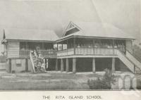 <span class="caption-caption">The Rita Island School</span>, 1939. <br />Newspaper, collection of <span class="caption-contributor">John Young</span>.