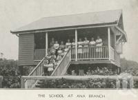 <span class="caption-caption">The school at Ana Branch</span>, 1939. <br />Newspaper, collection of <span class="caption-contributor">John Young</span>.