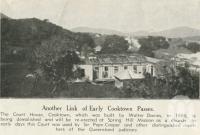 <span class="caption-caption">Court house, Cooktown, demolished and rebuilt at Spring Hill Mission as a church</span>, 1939. <br />Newspaper, collection of <span class="caption-contributor">John Young</span>.
