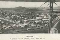 <span class="caption-caption">Atherton from the air</span>, 1939. <br />Newspaper, collection of <span class="caption-contributor">John Young</span>.