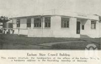 <span class="caption-caption">Eacham Shire Council building</span>, 1939. <br />Newspaper, collection of <span class="caption-contributor">John Young</span>.