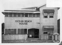 <span class="caption-caption">Ocean Beach Guest House, Goodwin Terrace, Burleigh Heads</span>, c1930s-c1940s. <br />Photographic collection, <span class="caption-contributor">Queensland State Archives</span>.