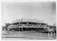 <span class="caption-caption">Grand Hotel, McLeod and Shield Streets, Cairns</span>, c1930s-c1940s. <br />Photographic collection, <span class="caption-contributor">Queensland State Archives</span>.