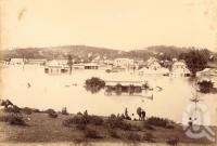 <span class="caption-caption">Breakfast Creek during flood</span>, 1893. <br />Photograph, collection of <span class="caption-contributor">Fryer Library, UQ</span>.