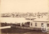 <span class="caption-caption">Albion during flood</span>, 1893. <br />Photograph, collection of <span class="caption-contributor">Fryer Library, UQ</span>.