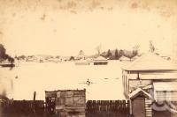 <span class="caption-caption">Breakfast Creek during flood</span>, 1893. <br />Photograph, collection of <span class="caption-contributor">Fryer Library, UQ</span>.