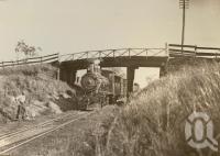 <span class="caption-caption">Wyreema Junction 'At the points'</span>, 1900-1915. <br />Photograph, collection of <span class="caption-contributor">JC Smith Collection, Fryer Library, UQ</span>.
