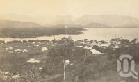 <span class="caption-caption">View of the township, Port Douglas</span>, 1900-1915. <br />Photograph, collection of <span class="caption-contributor">JC Smith Collection, Fryer Library, UQ</span>.