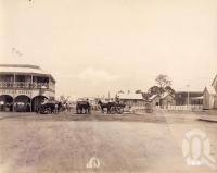 <span class="caption-caption">Gill Street, Charters Towers</span>, 1890. <br />Photograph, collection of <span class="caption-contributor">Richardson Collection, Fryer Library, UQ</span>.