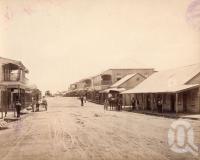 <span class="caption-caption">Mosman Street, Charters Towers</span>, 1890. <br />Photograph, collection of <span class="caption-contributor">Richardson Collection, Fryer Library, UQ</span>.