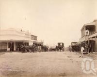 <span class="caption-caption">Mosman Street, Charters Towers</span>, 1890. <br />Photograph, collection of <span class="caption-contributor">Richardson Collection, Fryer Library, UQ</span>.