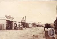 <span class="caption-caption">Mosman Street, Charters Towers</span>, 1881. <br />Photograph, collection of <span class="caption-contributor">Richardson Collection, Fryer Library, UQ</span>.
