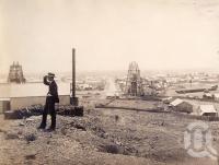 <span class="caption-caption">Aerial view, Charters Towers</span>, 1890. <br />Photograph, collection of <span class="caption-contributor">Richardson Collection, Fryer Library, UQ</span>.