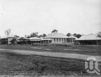 <span class="caption-caption">Ingham Courthouse, Police Barracks and two leading hotels</span>, 1891. <br />Photograph, collection of <span class="caption-contributor">Richardson Collection, Fryer Library, UQ</span>.
