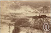 <span class="caption-caption">Mount Morgan</span>, 1892. <br />Photograph, collection of <span class="caption-contributor">Richardson Collection, Fryer Library, UQ</span>.