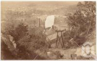 <span class="caption-caption">Mount Morgan</span>, 1892. <br />Photograph, collection of <span class="caption-contributor">Richardson Collection, Fryer Library, UQ</span>.