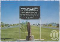 <span class="caption-caption">Boulia's Red Stump</span>, c1970-2000. <br />Postcard, collection of <span class="caption-contributor">Murray Views Collection</span>.