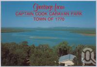 <span class="caption-caption">Captain Cook Caravan Park, Town of 1770</span>, c1970-2000. <br />Postcard, collection of <span class="caption-contributor">Murray Views Collection</span>.