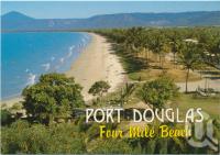 <span class="caption-caption">Overlooking Four Mile Beach from Island Point Lookout, Port Douglas</span>, c1970-2000. <br />Postcard, collection of <span class="caption-contributor">Murray Views Collection</span>.