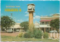 <span class="caption-caption">Memorial Clock, Childers</span>, c1970-2000. <br />Postcard, collection of <span class="caption-contributor">Murray Views Collection</span>.