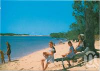 <span class="caption-caption">Woodgate Beach, Q. Theodolite Creek</span>, c1970-2000. <br />Postcard, collection of <span class="caption-contributor">Murray Views Collection</span>.