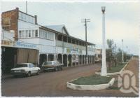 <span class="caption-caption">Portion of Shopping Centre, Cunnamulla</span>, c1970-2000. <br />Postcard, collection of <span class="caption-contributor">Murray Views Collection</span>.