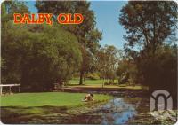 <span class="caption-caption">Thomas Jack Memorial Park, Dalby</span>, c1970-2000. <br />Postcard, collection of <span class="caption-contributor">Murray Views Collection</span>.