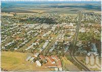 <span class="caption-caption">Aerial view of Dalby</span>, c1970-2000. <br />Postcard, collection of <span class="caption-contributor">Murray Views Collection</span>.