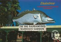 <span class="caption-caption">The Big Barramundi Barbeque Garden, Daintree</span>, c1970-2000. <br />Postcard, collection of <span class="caption-contributor">Murray Views Collection</span>.