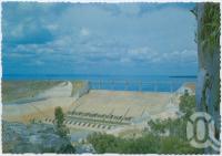 <span class="caption-caption">The Fairbairn Dam, south of Emerald, on the Nogoa River</span>, c1970-2000. <br />Postcard, collection of <span class="caption-contributor">Murray Views Collection</span>.