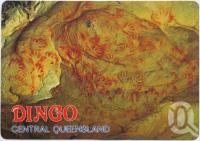 <span class="caption-caption">Dingo's National Park, The Blackdown Tablelands, Aboriginal Art</span>, c1970-2000. <br />Postcard, collection of <span class="caption-contributor">Murray Views Collection</span>.