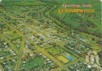 <span class="caption-caption">Aerial view of Goondiwindi and McIntyre River, Goondiwindi</span>, c1970-2000. <br />Postcard, collection of <span class="caption-contributor">Murray Views Collection</span>.