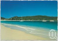 <span class="caption-caption">Looking from the Spit into Fisherman's Bay, Great Keppel Island</span>, c1970-2000. <br />Postcard, collection of <span class="caption-contributor">Murray Views Collection</span>.