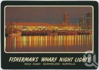 <span class="caption-caption">Fisherman's Wharf Night Lights, Sea World Drive, The Spit, Gold Coast</span>, c1970-2000. <br />Postcard, collection of <span class="caption-contributor">Murray Views Collection</span>.