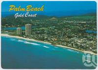 <span class="caption-caption">Aerial view of Palm Beach, looking toward the Gold Coast hinterland</span>, c1970-2000. <br />Postcard, collection of <span class="caption-contributor">Murray Views Collection</span>.