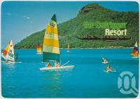 <span class="caption-caption">Beautiful Catseye Beach with spectacular "Passage Peak" in the background, Hamilton Island</span>, c1970-2000. <br />Postcard, collection of <span class="caption-contributor">Murray Views Collection</span>.