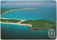 <span class="caption-caption">Double Island Point, looking towards Rainbow Beach</span>, c1970-2000. <br />Postcard, collection of <span class="caption-contributor">Murray Views Collection</span>.