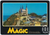 <span class="caption-caption">Overlooking the Adventure Playground and the Magic Castle Licensed Restaurant, Magic Mountain</span>, c1970-2000. <br />Postcard, collection of <span class="caption-contributor">Murray Views Collection</span>.