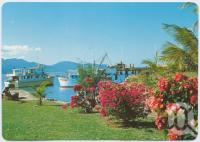 <span class="caption-caption">Tourist Vessel Tekin III berthing at Lucinda Jetty from cruising Hinchinbrook Channel, Hinchinbrook Island is in background</span>, c1970-2000. <br />Postcard, collection of <span class="caption-contributor">Murray Views Collection</span>.
