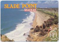 <span class="caption-caption">Looking south from the lookout towards Mackay Harbour, Slade Point</span>, c1970-2000. <br />Postcard, collection of <span class="caption-contributor">Murray Views Collection</span>.