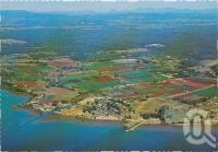 <span class="caption-caption">Aerial view, Redland Bay</span>, c1970-2000. <br />Postcard, collection of <span class="caption-contributor">Murray Views Collection</span>.