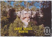 <span class="caption-caption">Queensland has a number of unusual geological formations and one of the most spectacular is the Cania Gorge situated 25 kilometres from Monto</span>, c1970-2000. <br />Postcard, collection of <span class="caption-contributor">Murray Views Collection</span>.