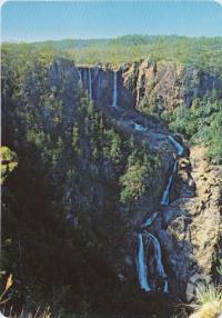 <span class="caption-caption">Belencoe Falls, Kirrama Range, Mt Garnet District</span>, c1970-2000. <br />Postcard, collection of <span class="caption-contributor">Murray Views Collection</span>.