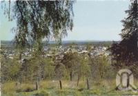 <span class="caption-caption">Overlooking Nanango from Hospital Hill</span>, c1970-2000. <br />Postcard, collection of <span class="caption-contributor">Murray Views Collection</span>.