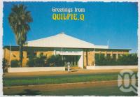 <span class="caption-caption">Quilpie Shire Hall</span>, c1970-2000. <br />Postcard, collection of <span class="caption-contributor">Murray Views Collection</span>.