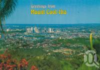 <span class="caption-caption">Mount Coot-tha</span>, c1990. <br />Postcard by <span class="caption-publisher">Murray Views Pty Ltd</span>, collection of <span class="caption-contributor">Centre for the Government of Queensland</span>.