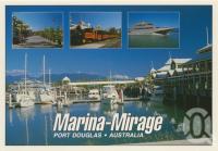 <span class="caption-caption">Marina-Mirage, Port Douglas</span>, c1990. <br />Postcard by <span class="caption-publisher">Murray Views Pty Ltd</span>, collection of <span class="caption-contributor">Centre for the Government of Queensland</span>.