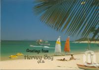 <span class="caption-caption">Hervey Bay</span>, 1991. <br />Postcard by <span class="caption-publisher">Murray Views Pty Ltd</span>, collection of <span class="caption-contributor">Centre for the Government of Queensland</span>.