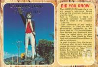 <span class="caption-caption">Greeting from Cooktown (Captain Cook statue is in Cairns)</span>, c1974. <br />Postcard by <span class="caption-publisher">Murray Views Pty Ltd</span>, collection of <span class="caption-contributor">Centre for the Government of Queensland</span>.